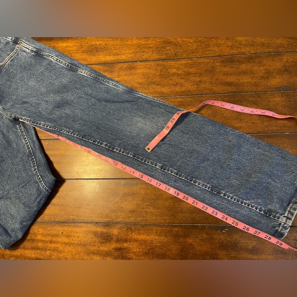 100% Cotton Wrangler 29x30 Men’s Slim Fit 36 MWZ Straight Leg Denim Jeans - Picture 5 of 11